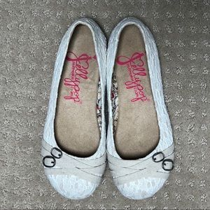 Jellypop white flats